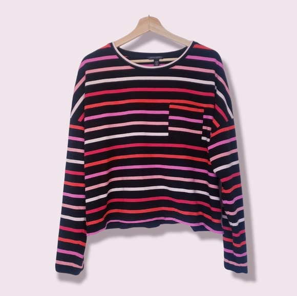 Banana Republic Long Sleeve Marine Stripe top - XL - Picture 1 of 6